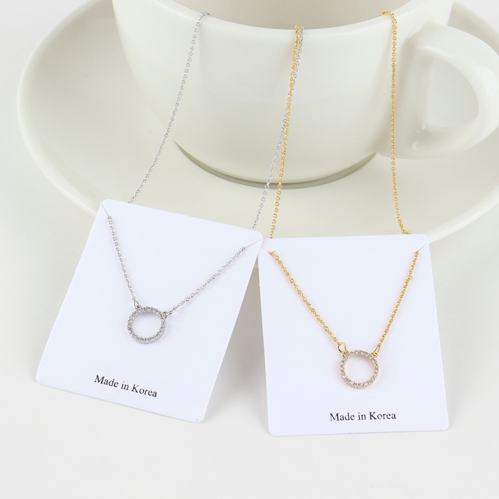 Sparkle Circle Necklace